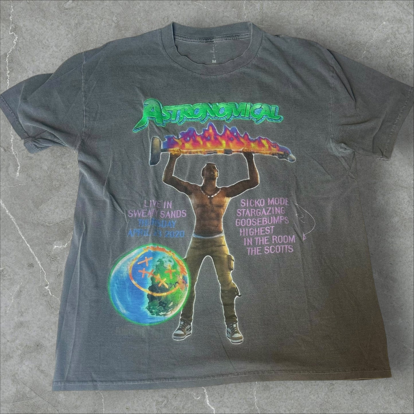 Cactus Jack By Travis Scott 2020 Fortnite Graphic Tee (M)
