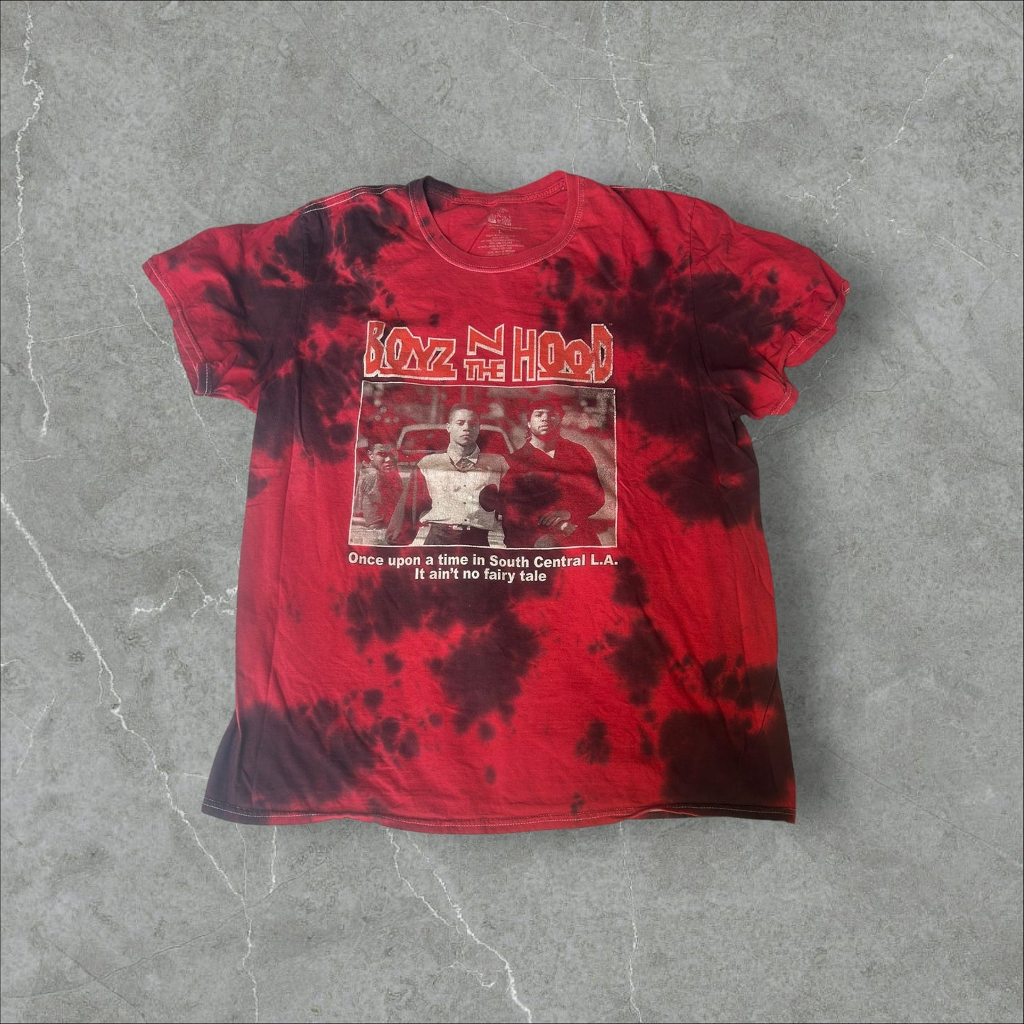 Boys In The Hood Tie- Dye Graphic Tee (L)