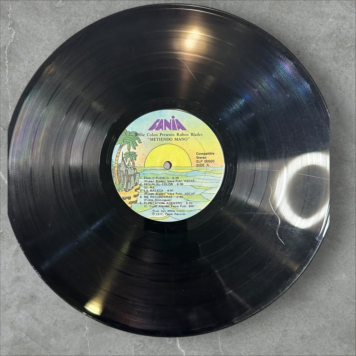Willie Colon Presents Ruben Blades ‎– Metiendo Mano Vinyl