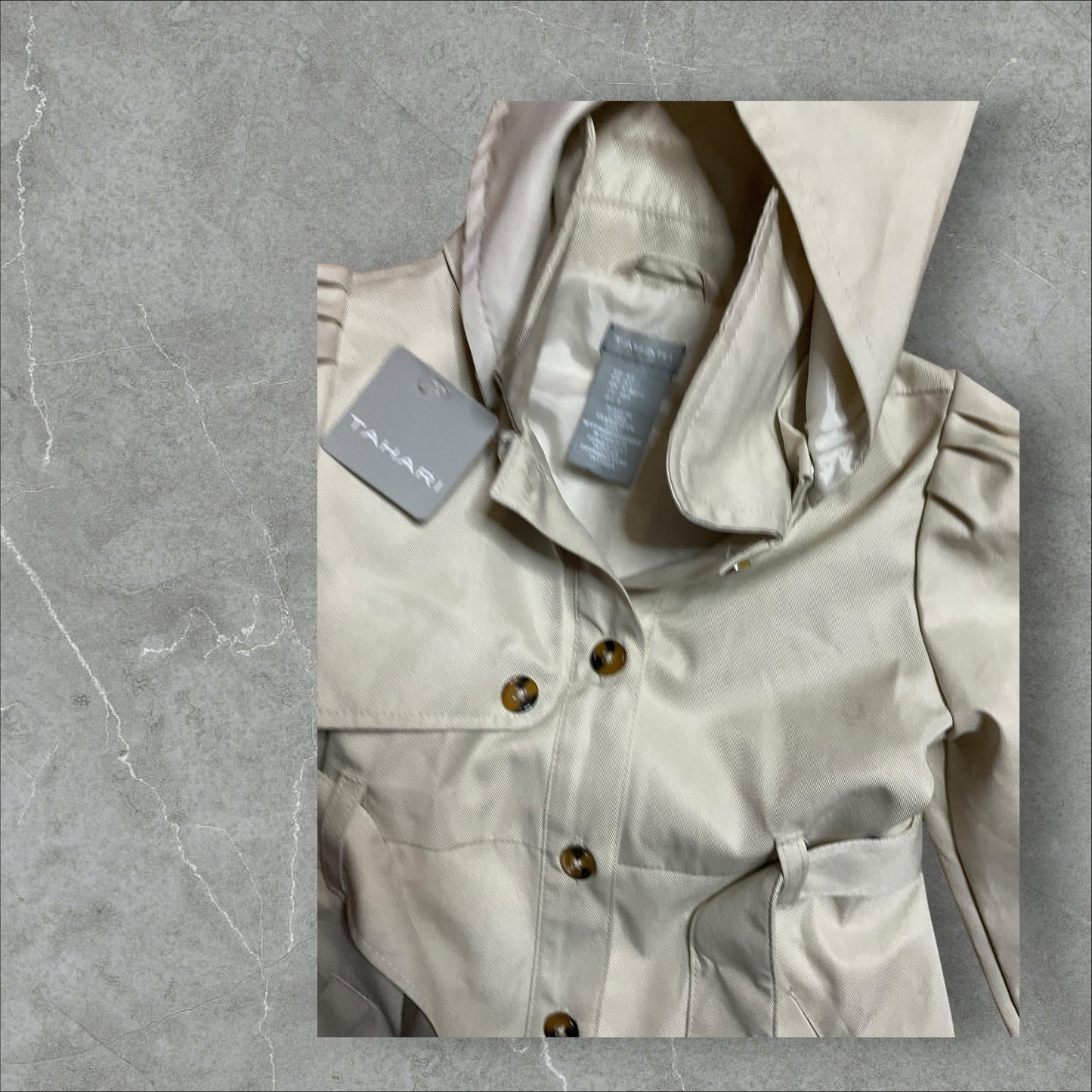 Tahiri Toddler Girl Trench Coat (4T)