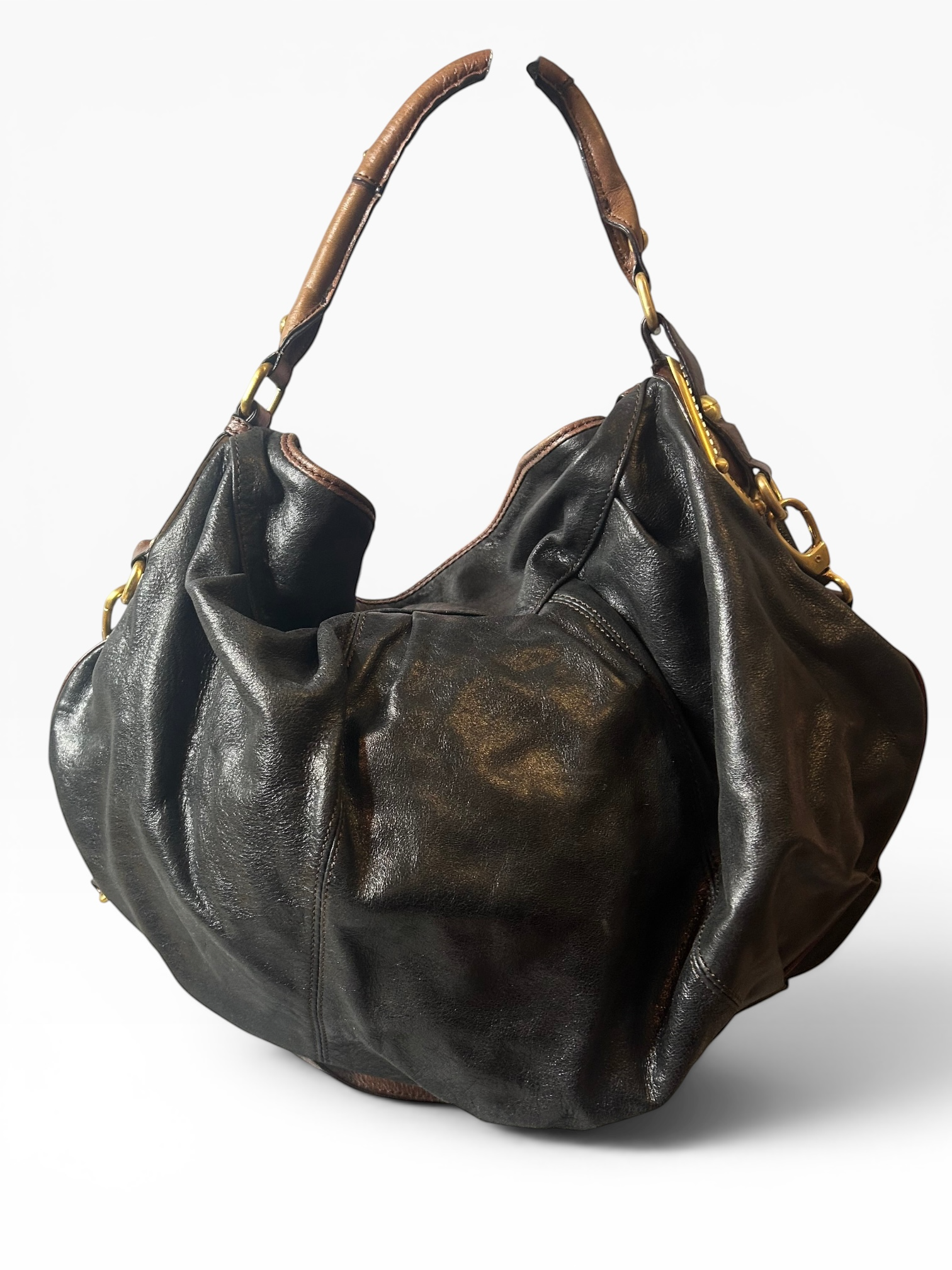 Steve by Steve Madden Black Leather Crossbody