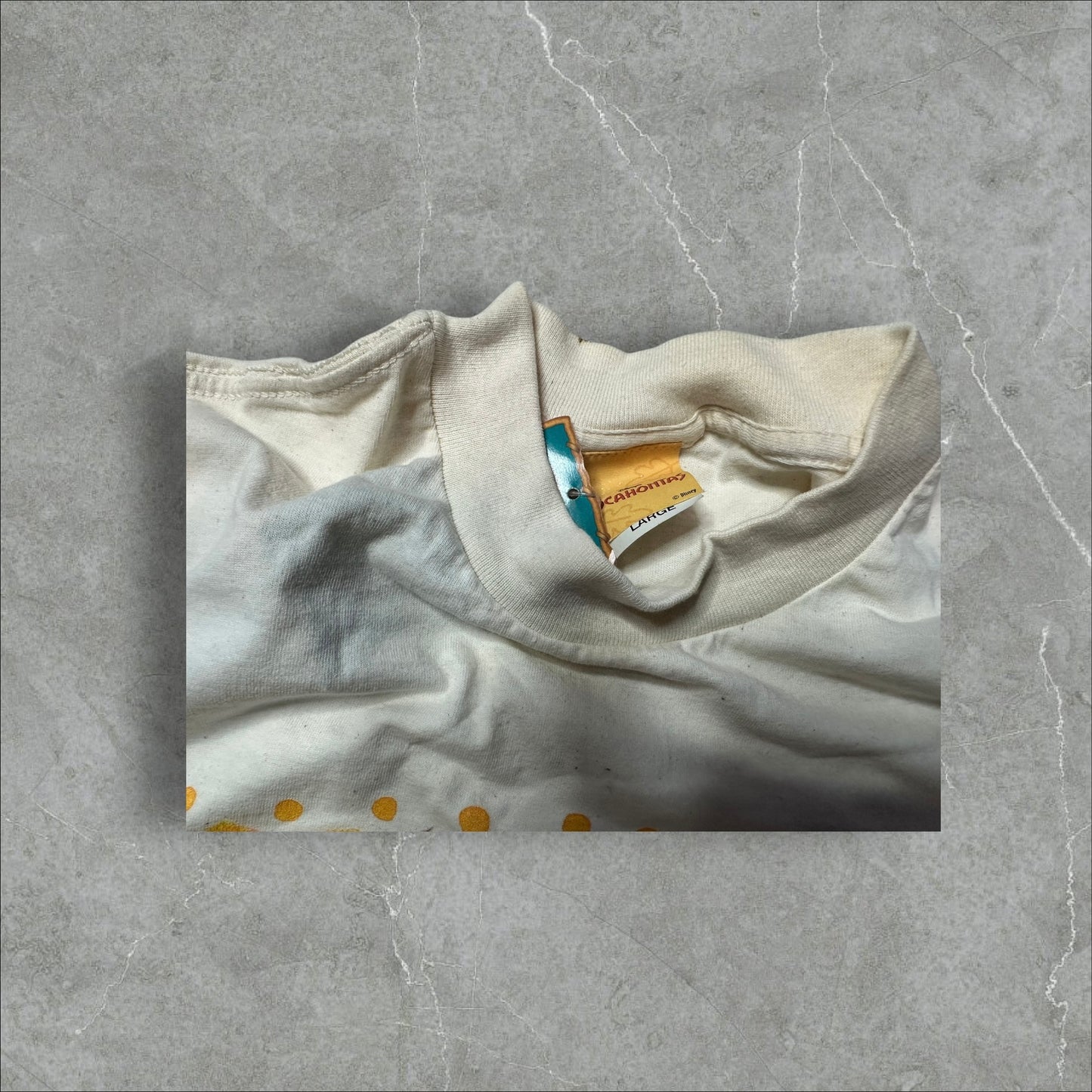 95’ Disney Pocahontas Sunflower Graphic  Tee New With Tags (L)