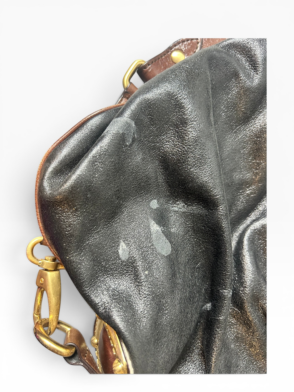 Steve by Steve Madden Black Leather Crossbody
