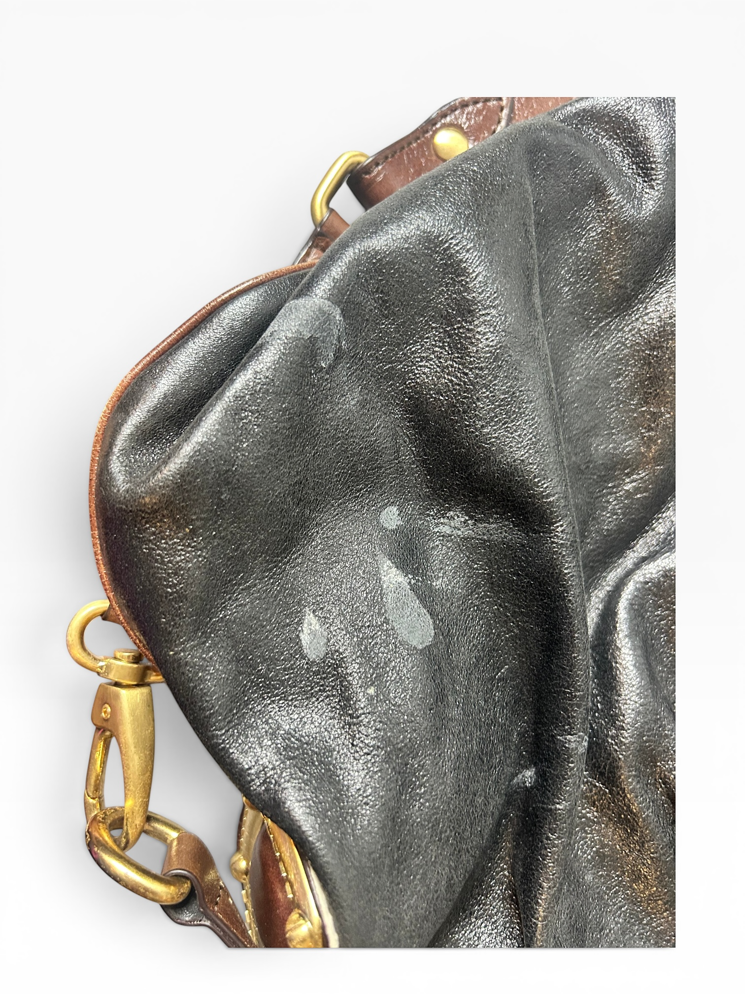 Steve by Steve Madden Black Leather Crossbody