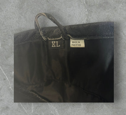 Jackets 4 Bikes Padded Motorcycle Leather Vest (XL)