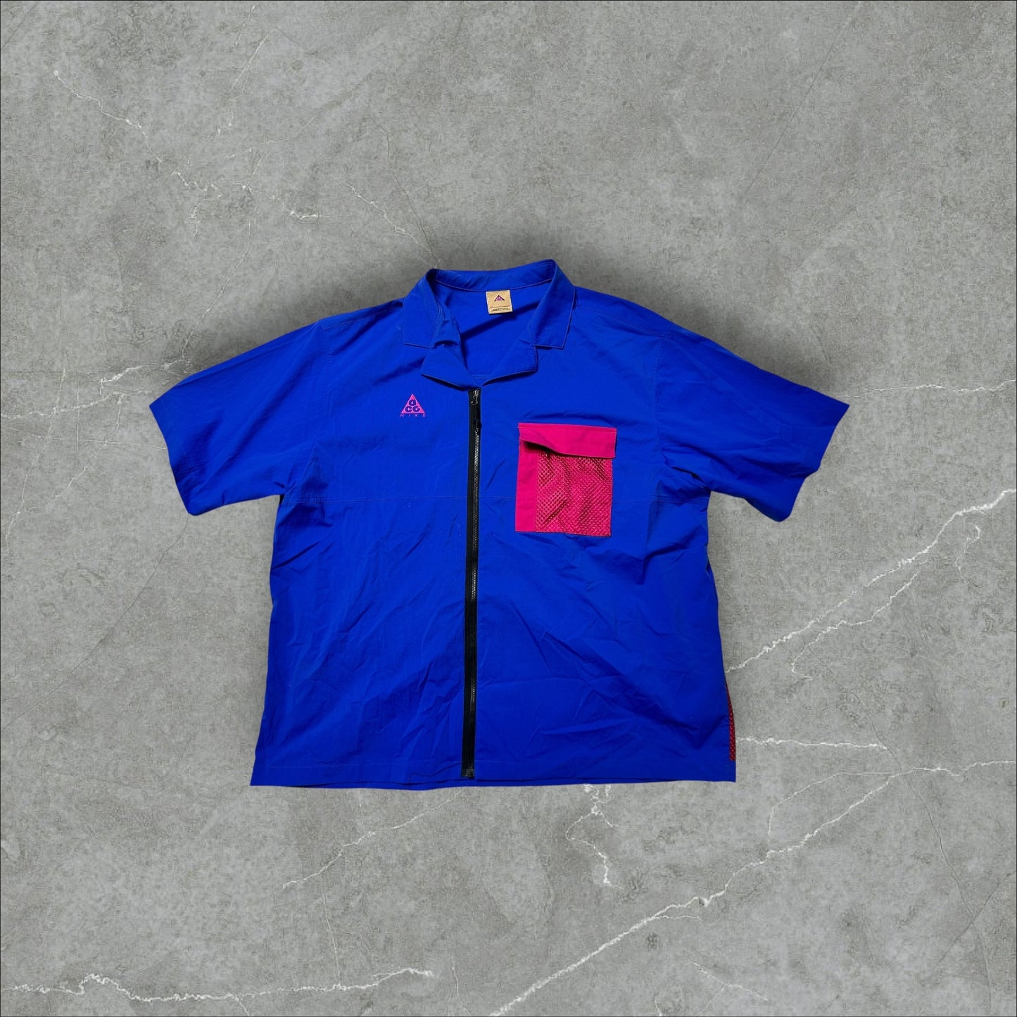Nike ACG Short Sleeve Zip Up Shirt (XXL)