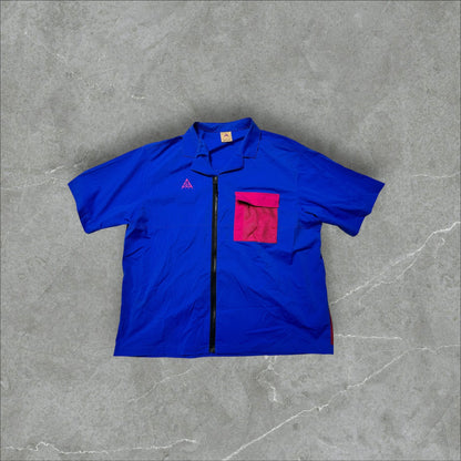 Nike ACG Short Sleeve Zip Up Shirt (XXL)
