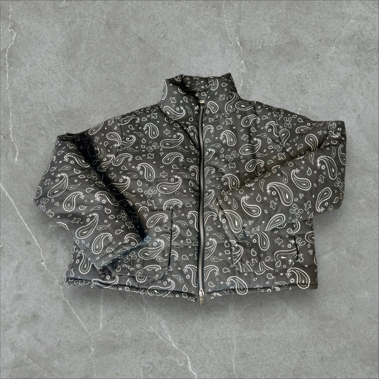 Mnml Paisley Crop Jacket (XL)