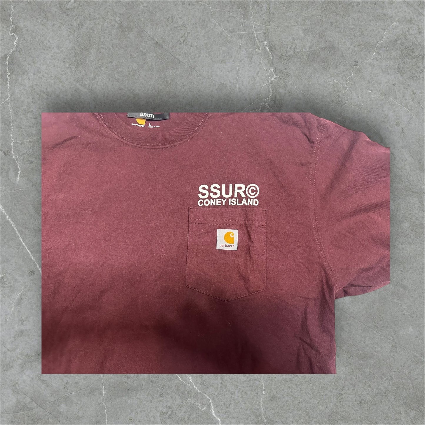 Carhartt K87 WIP ‘SSUR Coney Island’ Pocket Tee (L)