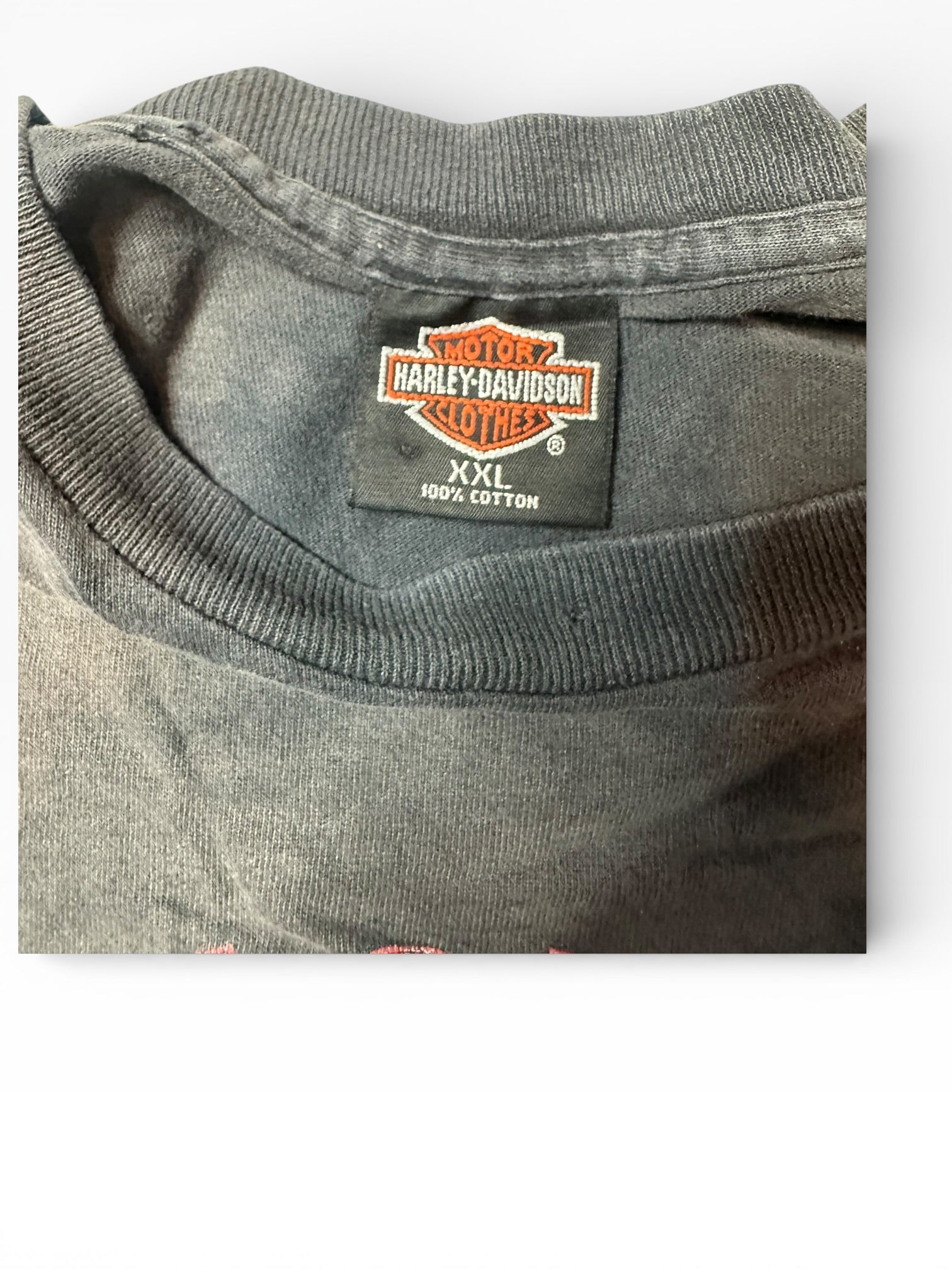 Vintage Harley Davidson Motorcycle Graphic Tee (XXL)