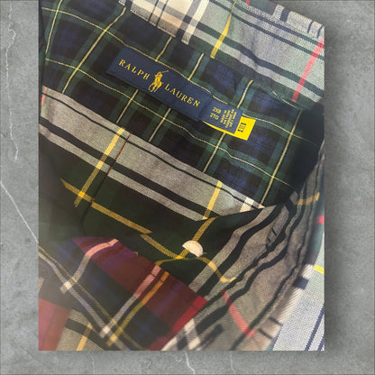 Polo Ralph Lauren Plaid Classic Fit Quarter Button(2XB)