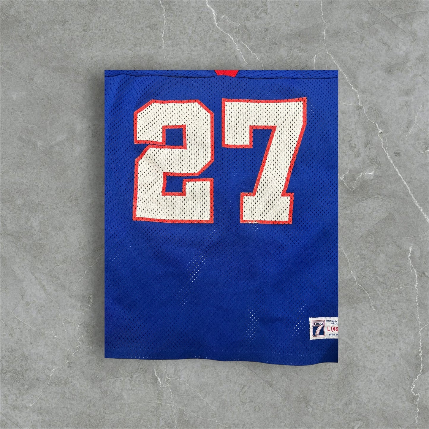 Super 7 Rodney Hampton Giants Jersey (L)