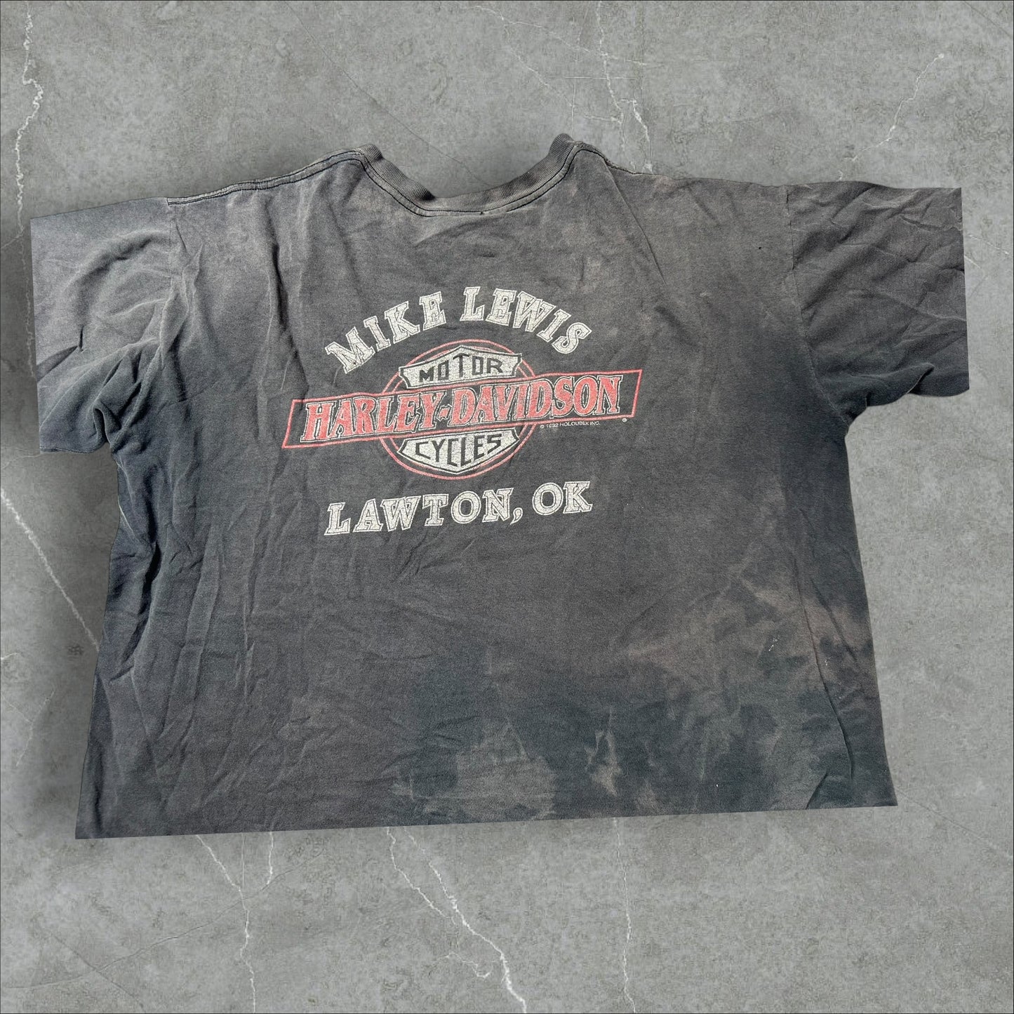 Vintage Harley Davidson Motorcycle Graphic Tee (XXL)