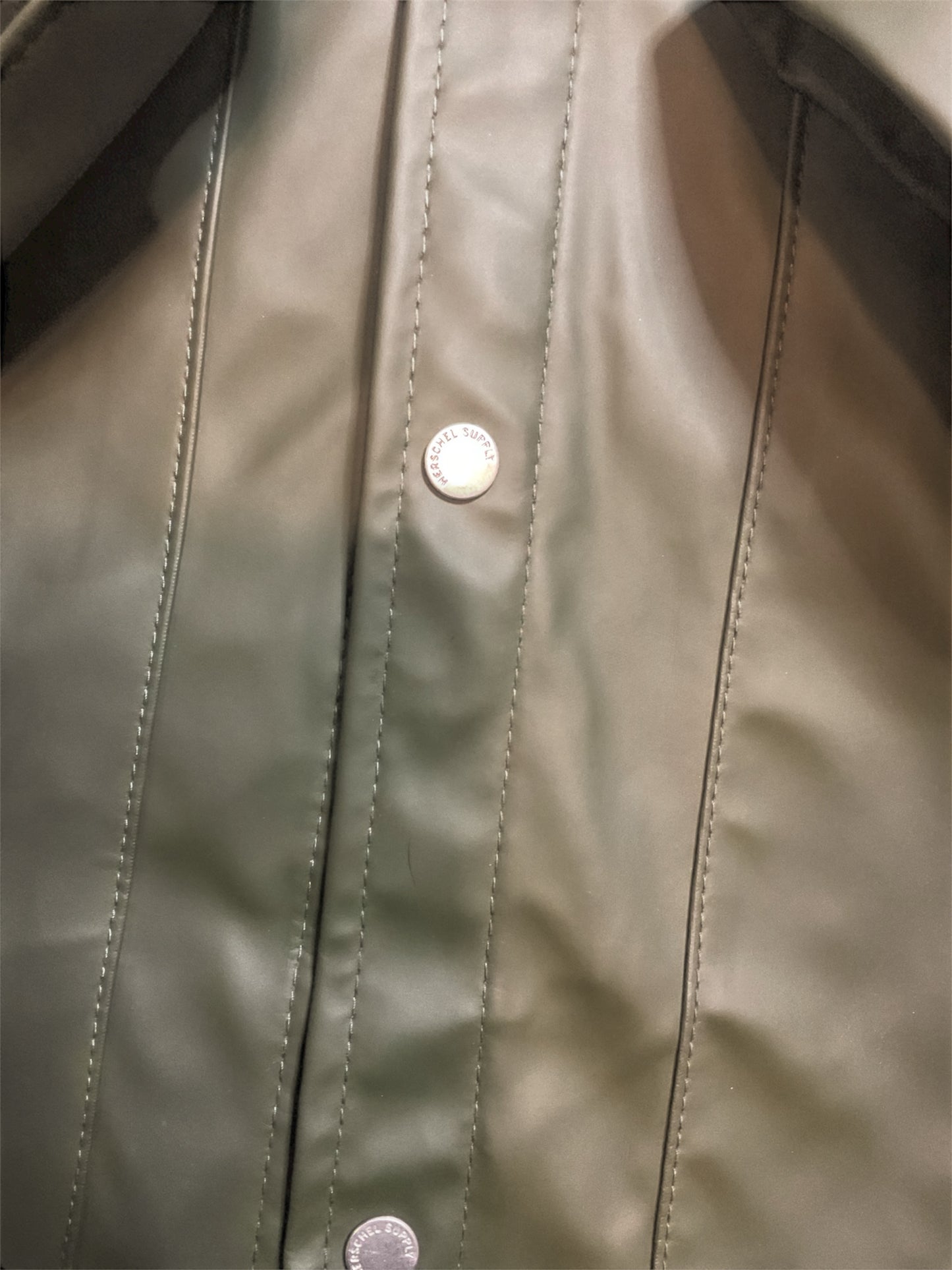 Herschel Supply Co. Classic Olive Mallard Rain Coat (M)