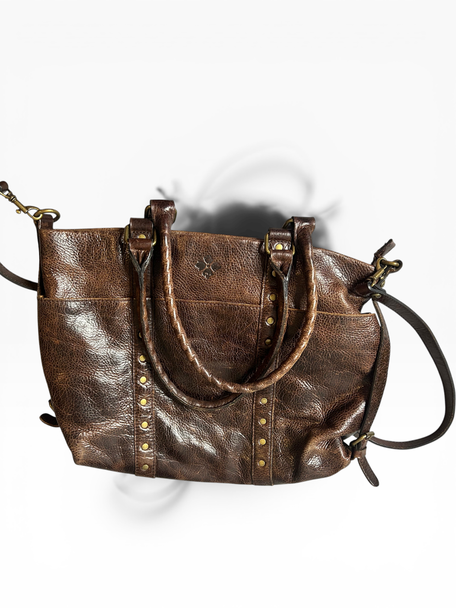 Patricia Nash Brown Leather Tote Bag