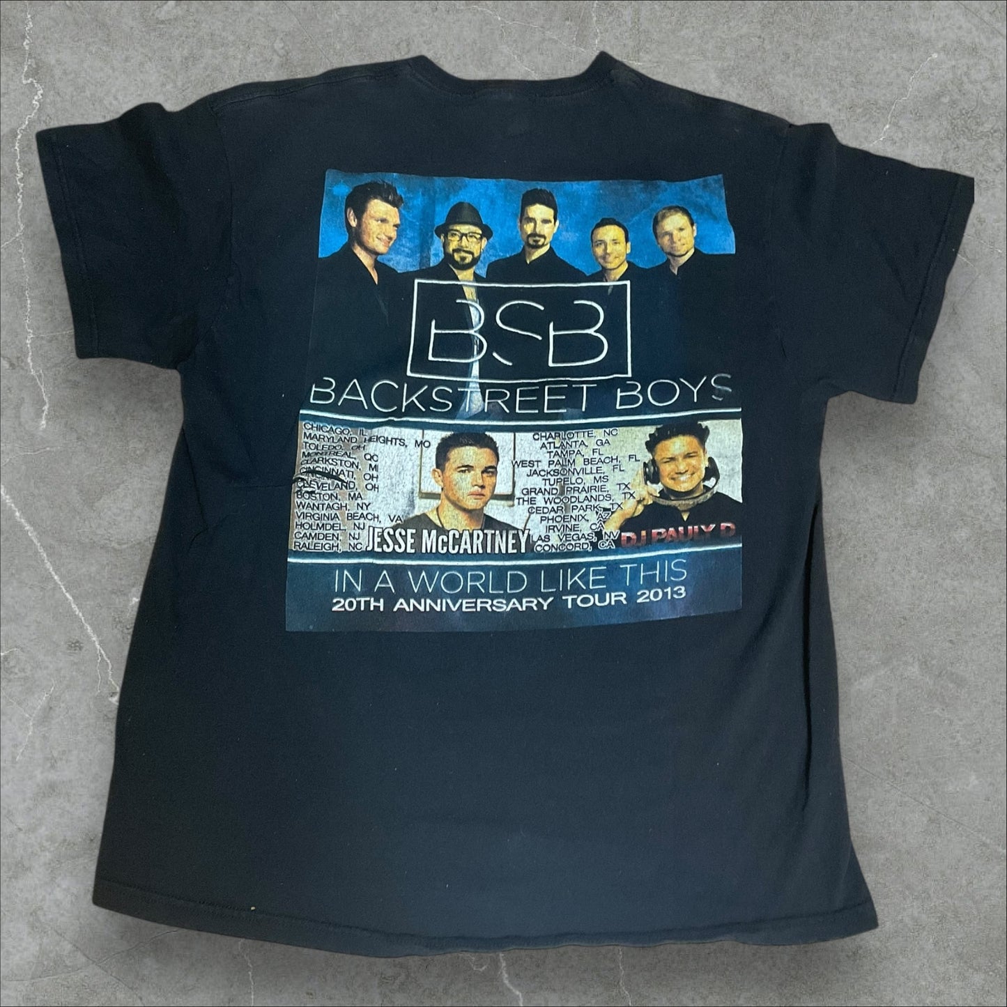 Backstreet Boys 20th Anniversary Concert Tee (L)