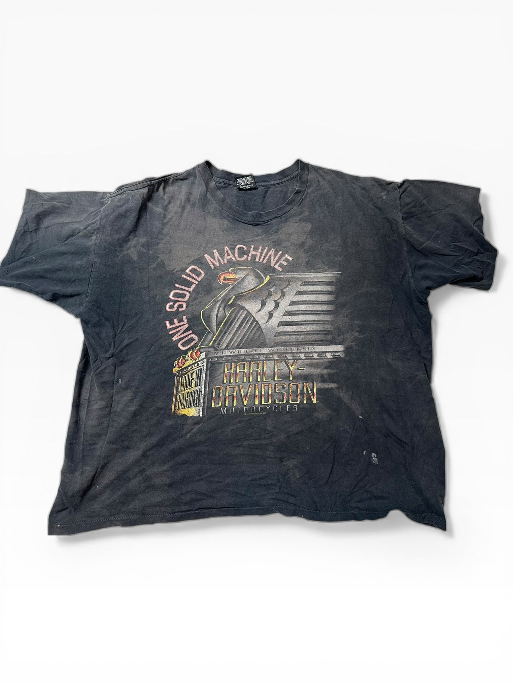 Vintage Harley Davidson Motorcycle Graphic Tee (XXL)