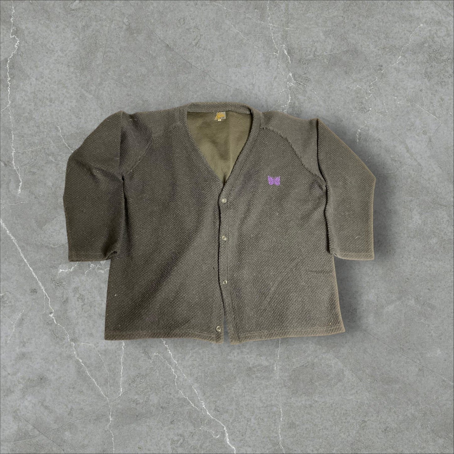 NEEDLES Pique Knit VNeck Cardigan