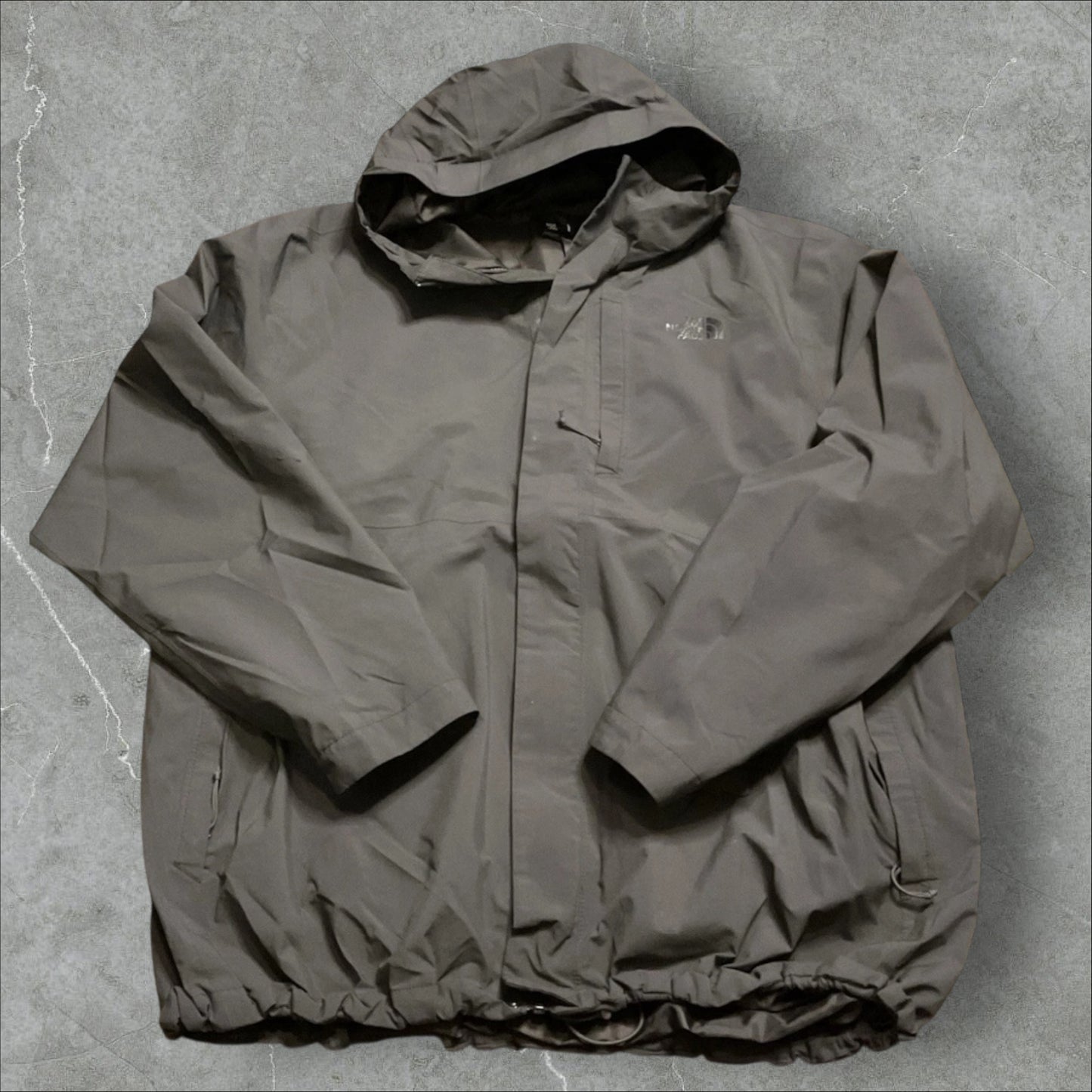 North Face Charcoal Inlux Insulated Lightweight Jacket (XXL)