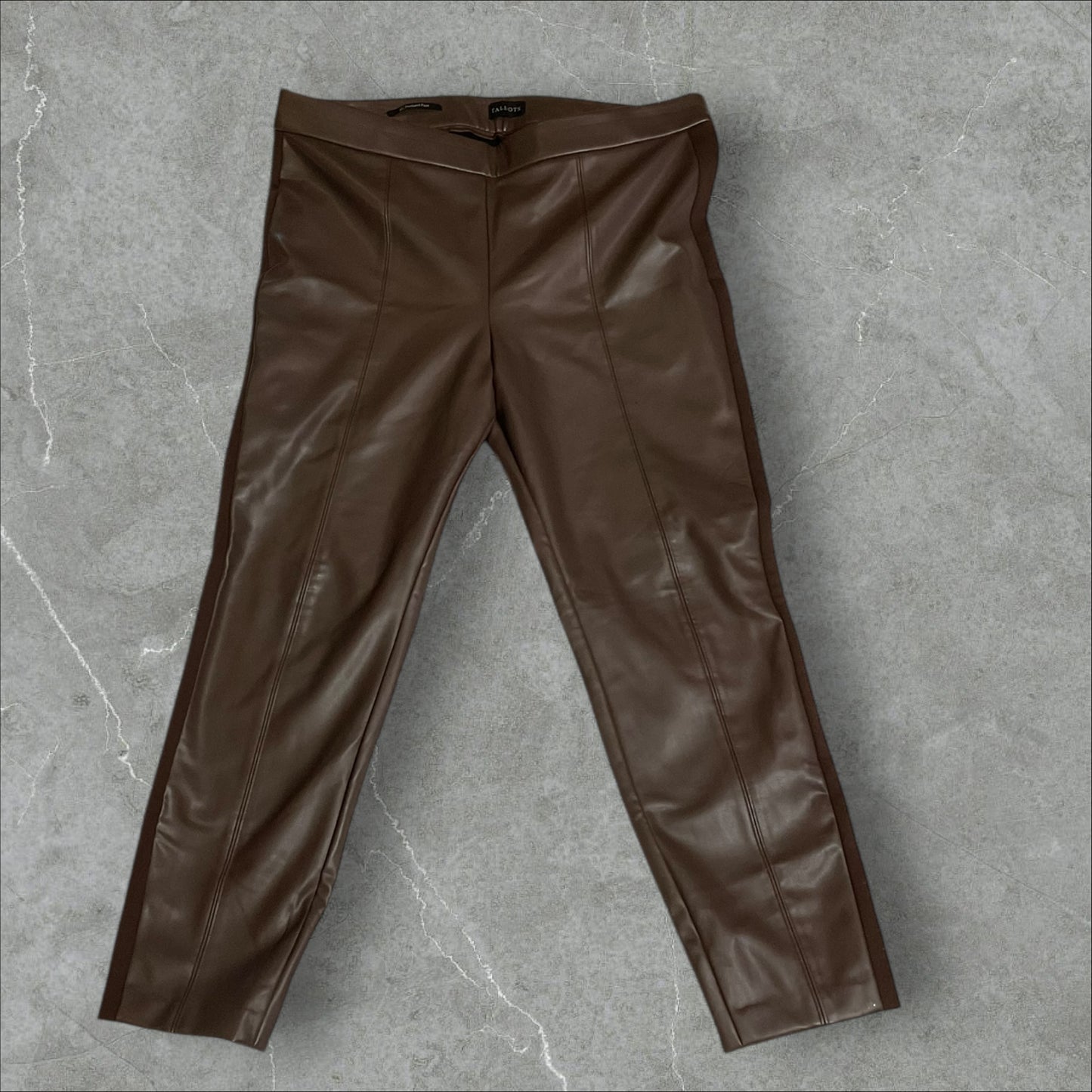 Talbots Faux Leather Portland Pant (16)