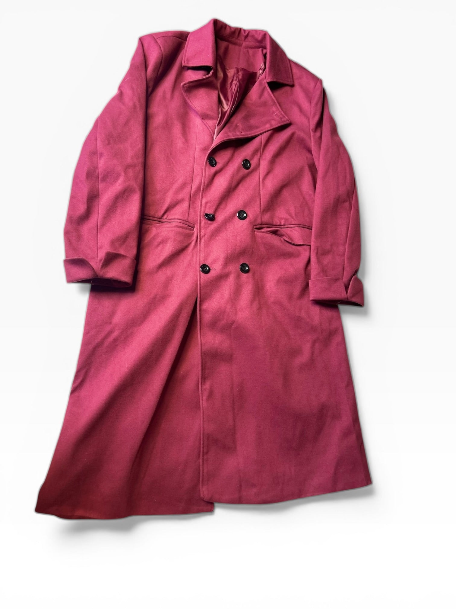 No Name Double Breasted Trench Coat (Women's XXL)