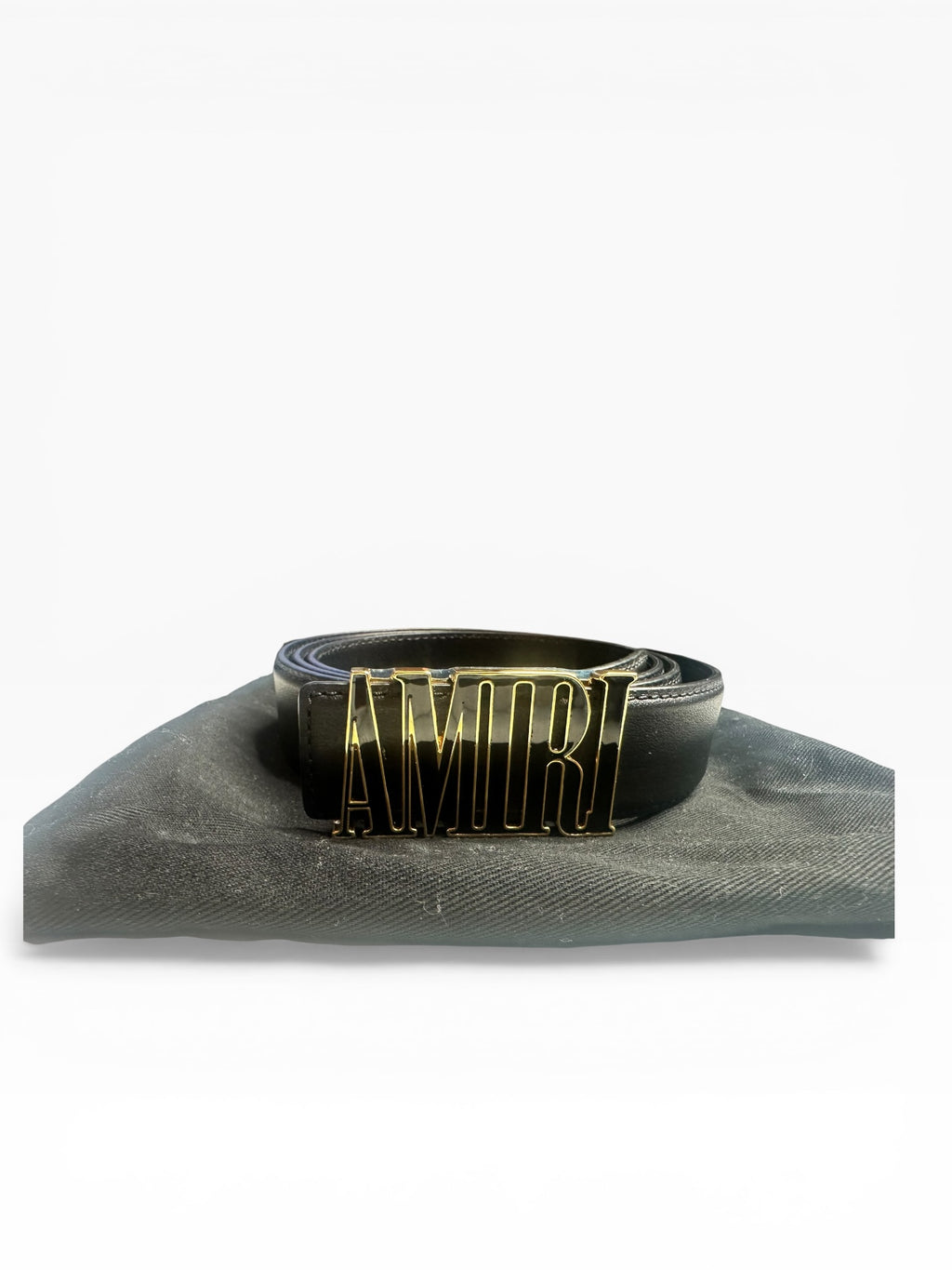 Amiri Belt & Wooden Hanger