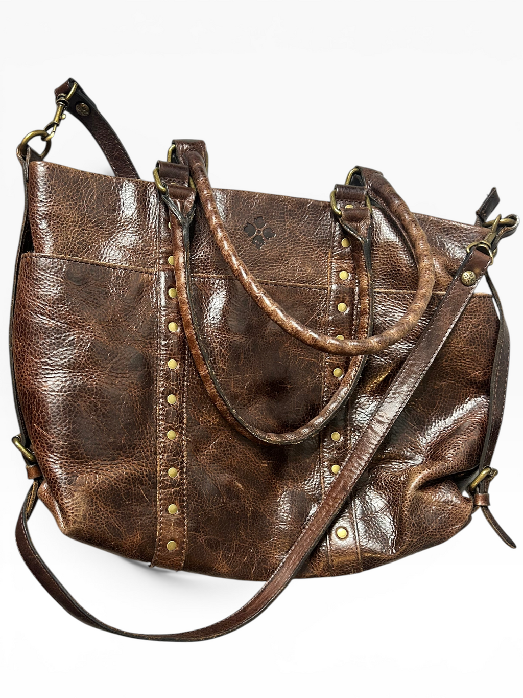 Patricia Nash Brown Leather Tote Bag
