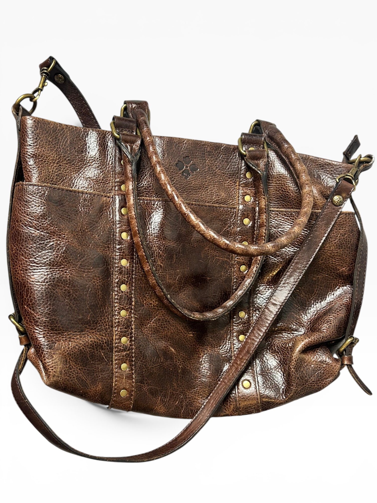 Patricia Nash Brown Leather Tote Bag