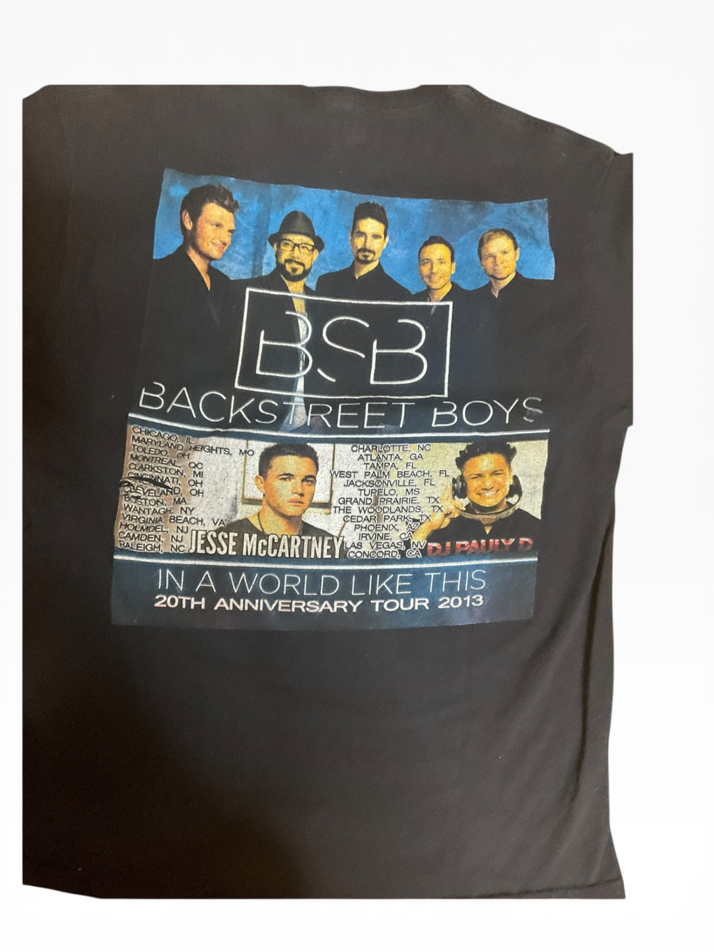 Backstreet Boys 20th Anniversary Concert Tee (L)