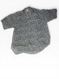 Vintage Stylin' Flower Rayon Short Sleeve Button Up (L)