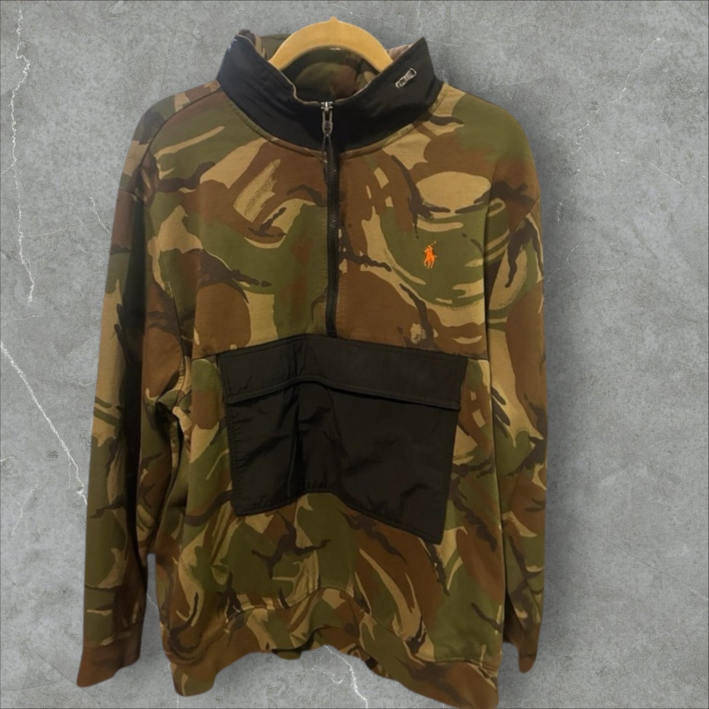 Polo Ralph Lauren Camo Pullover Quarter Zip (XXL)