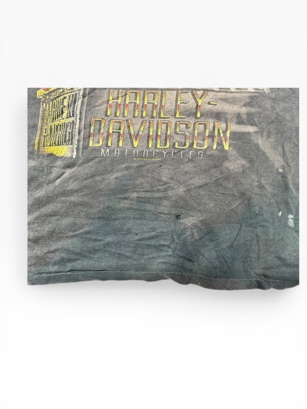 Vintage Harley Davidson Motorcycle Graphic Tee (XXL)