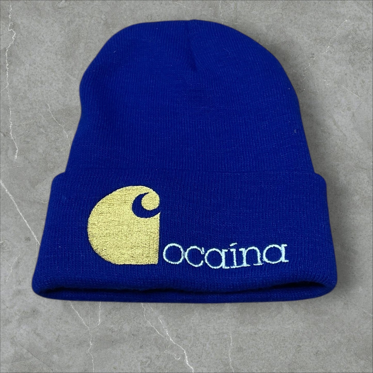 Blue Cocaina Beanie