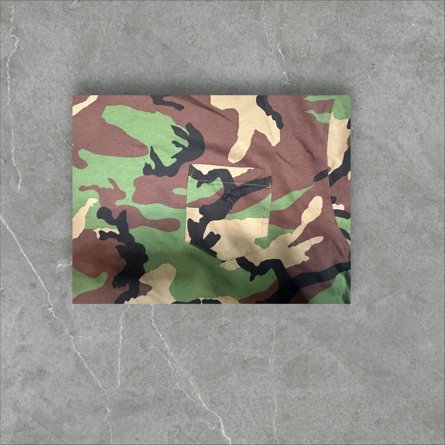 Polo Ralph Lauren Camo Pocket Tee(XL)