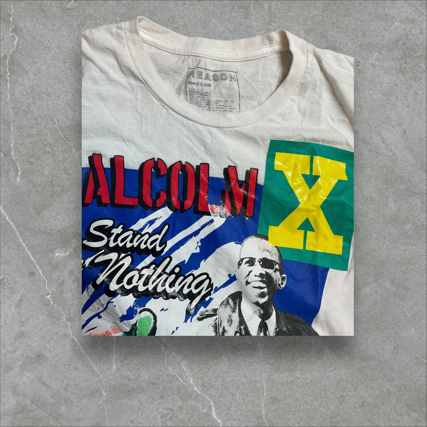 Malcolm X Graphic Tee (M women)