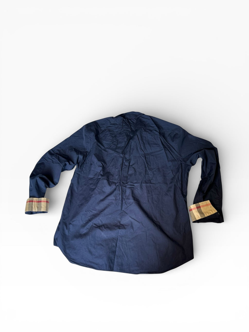 Burberry Brit Flip Cuff Navy Button Down (XL)