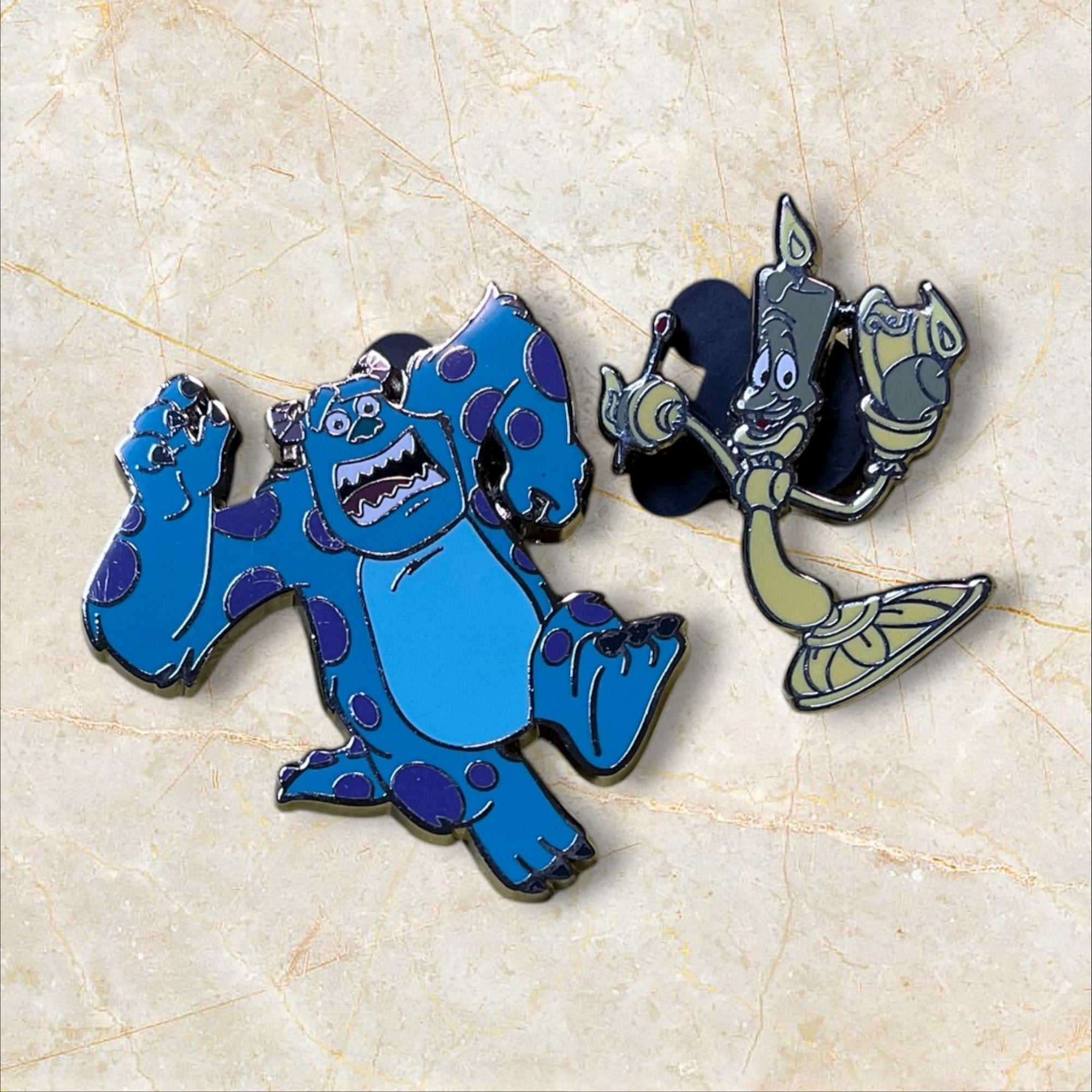 Sully & Lumiere Disney Pin Bundle