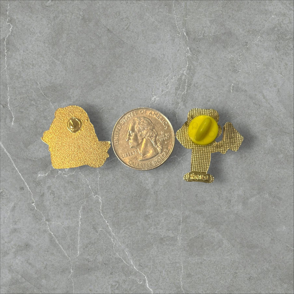 Coqui 'Puerto Rico & Cash Gator Pin Set