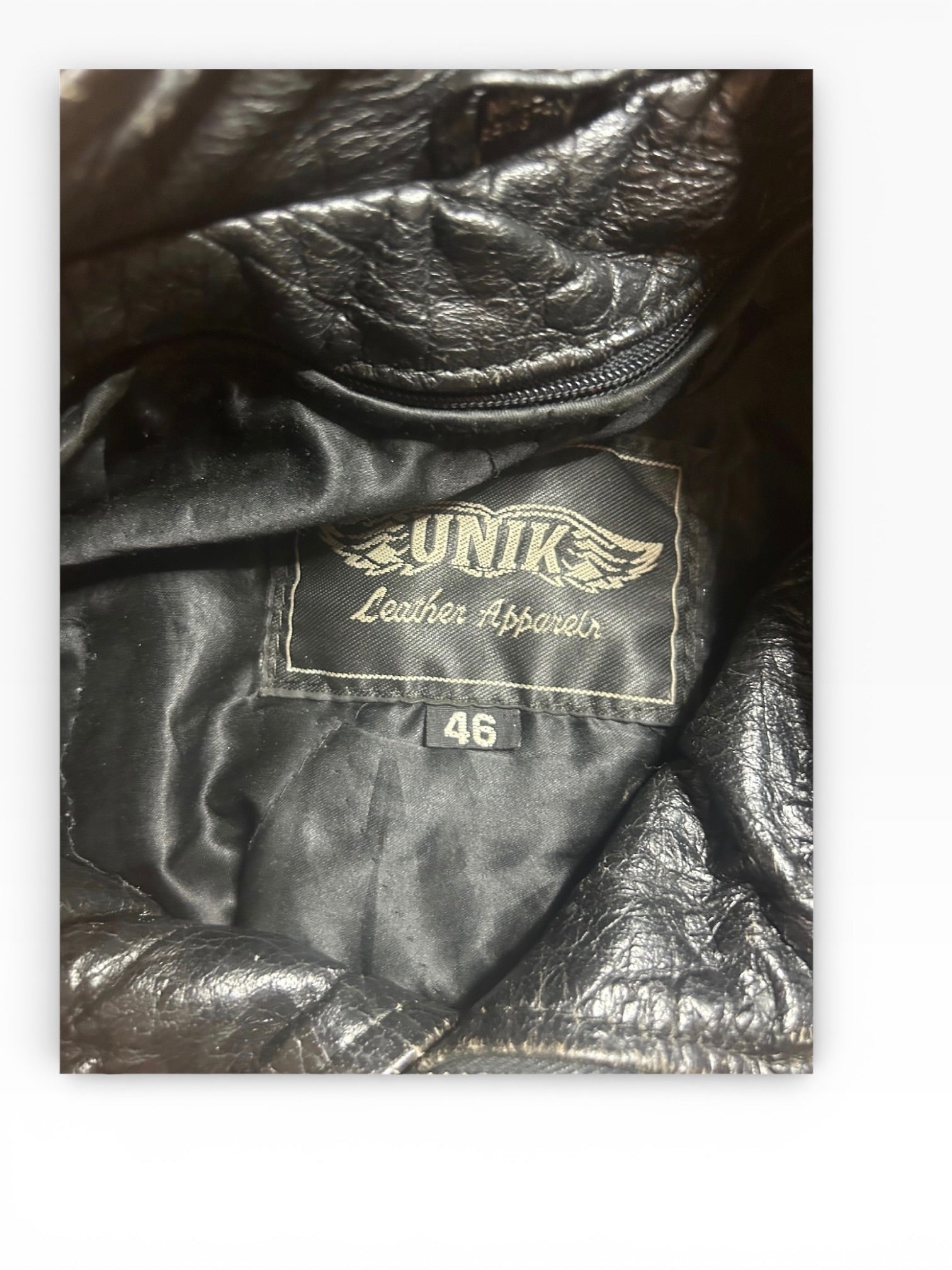 Unik Genuine Leather Jacket (Size 46)