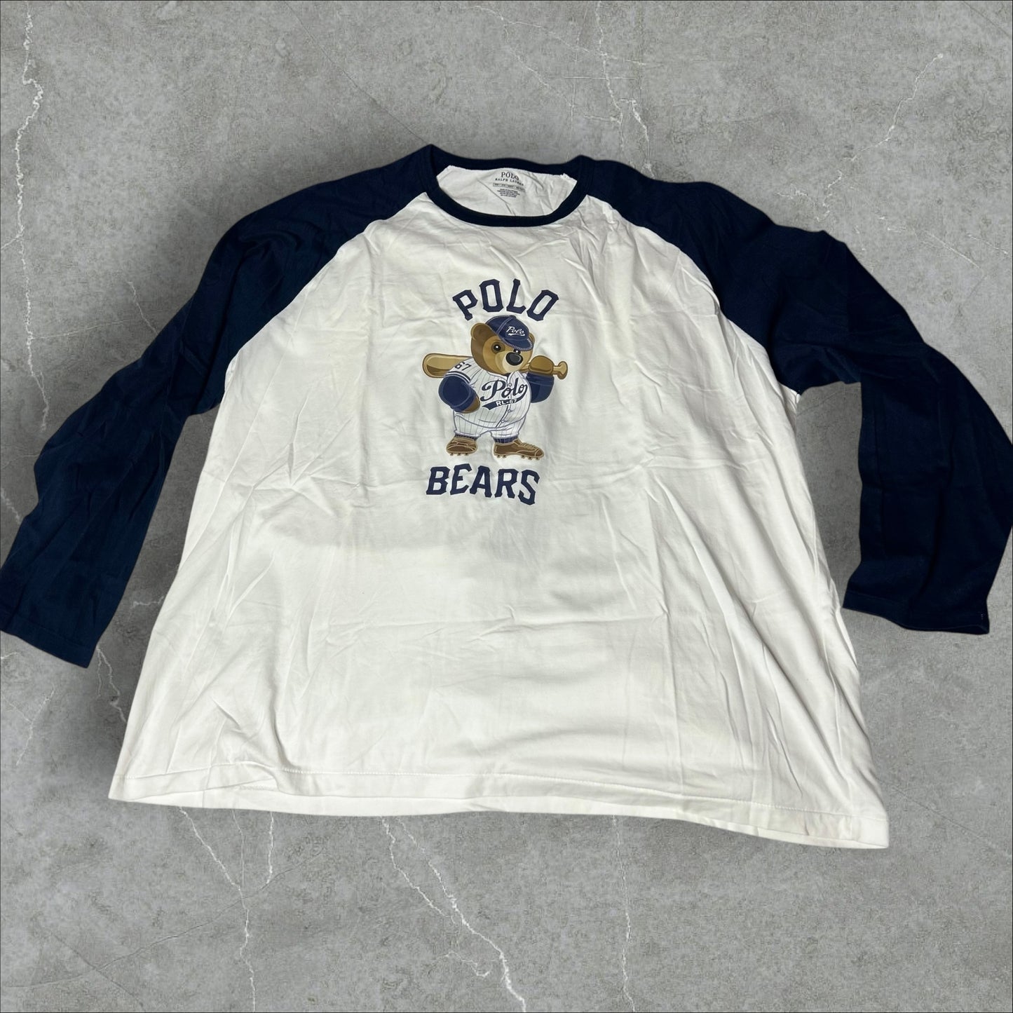 Polo Ralph Lauren Bear Baseball Tee (3xb)