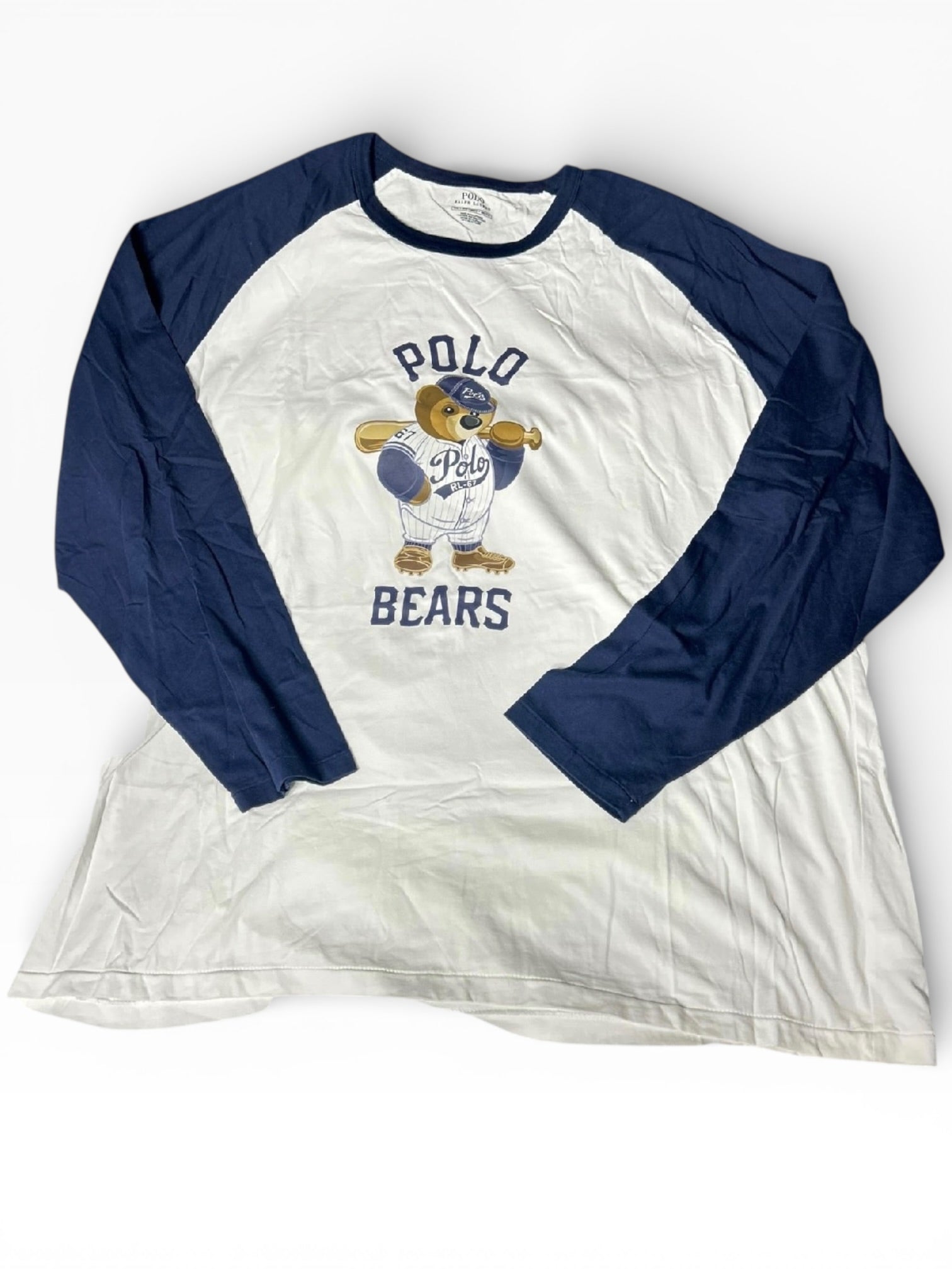 Polo Ralph Lauren Bear Baseball Tee (3xb)