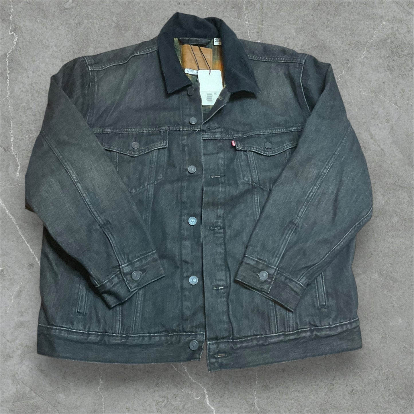 Levi Black Denim Jacket (L)