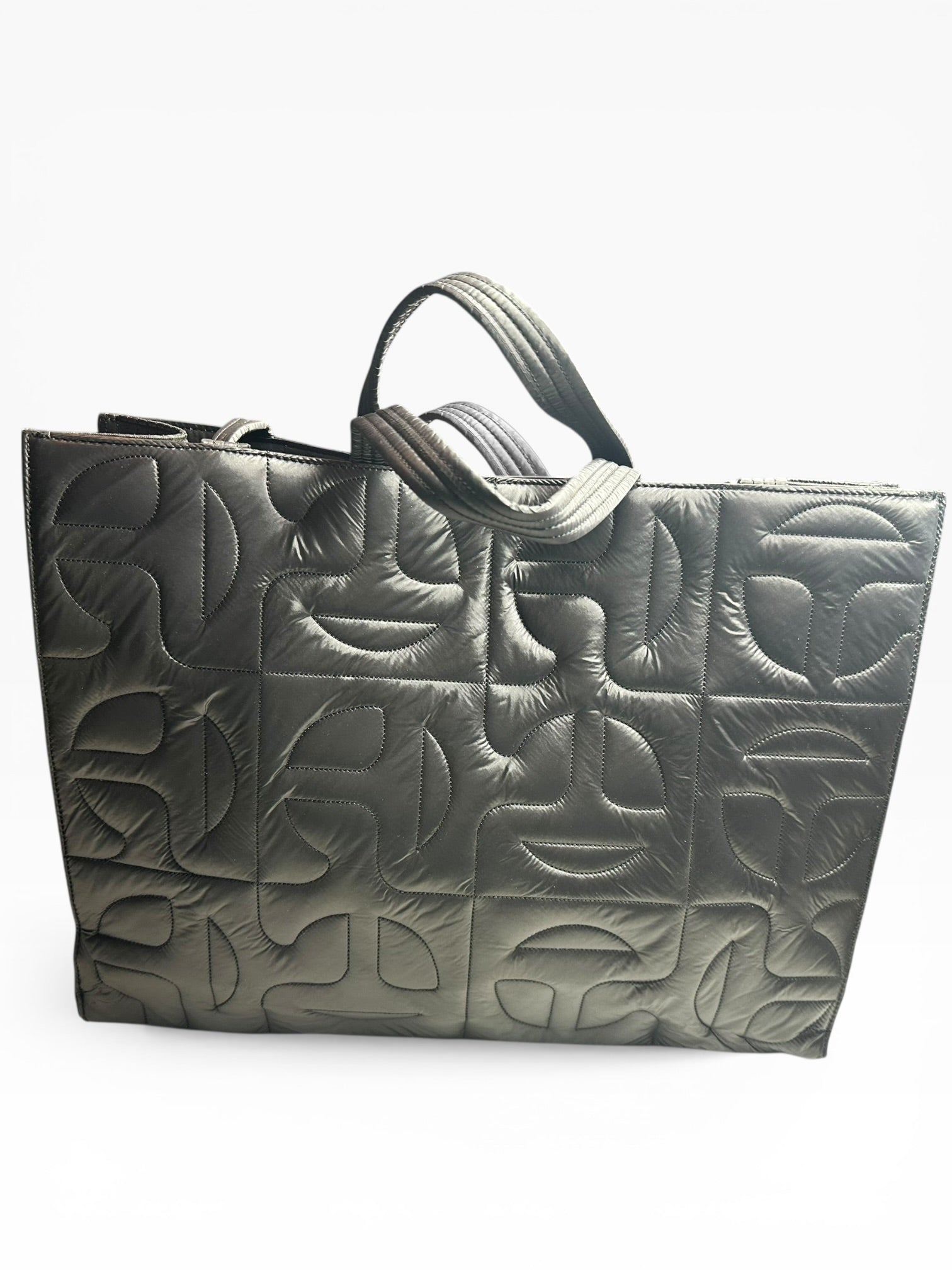 Moose Knuckle X Telfar Leather Quilted Shopper Bag