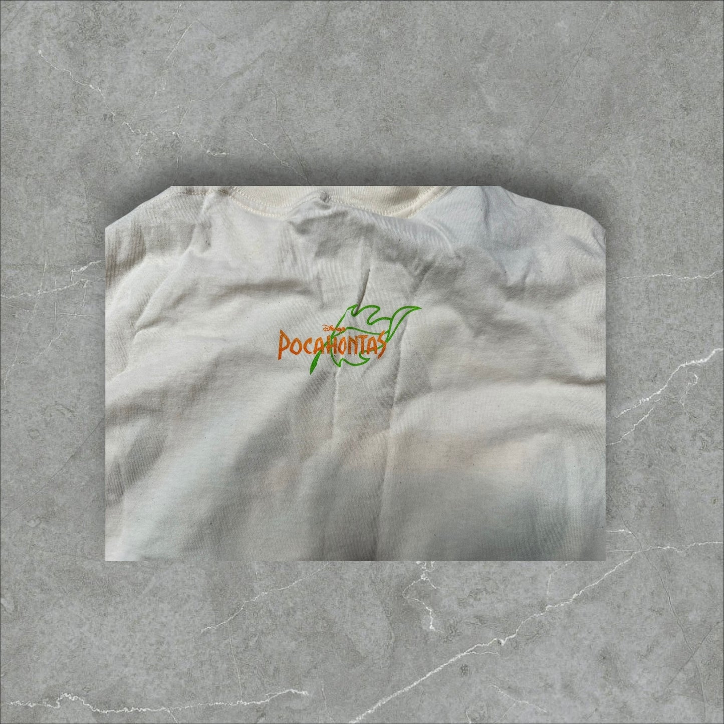 95’ Disney Pocahontas Sunflower Graphic  Tee New With Tags (L)