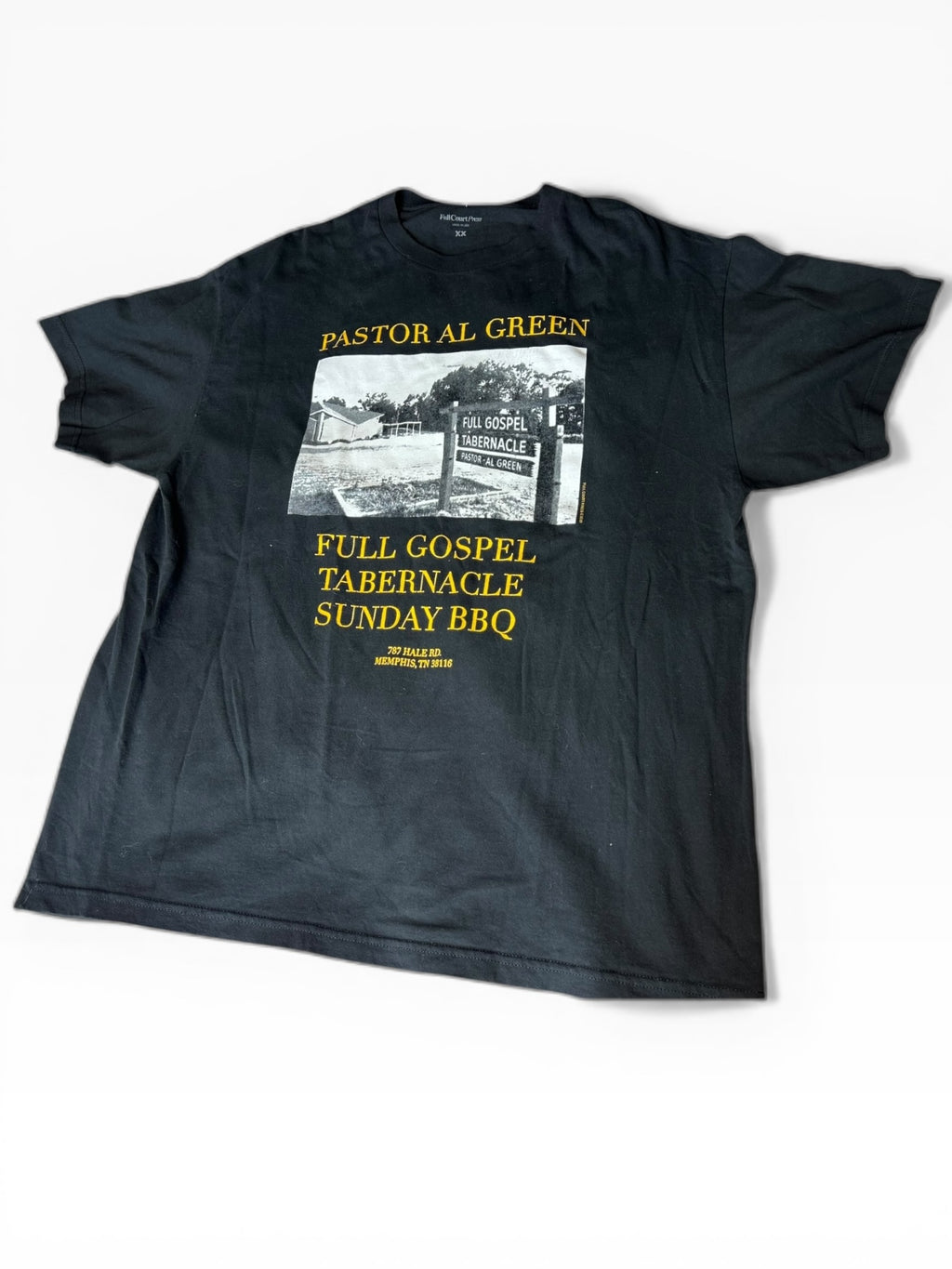 Full Court Pastor Al Green Sunday BBQ Graphic Tee(XXL)
