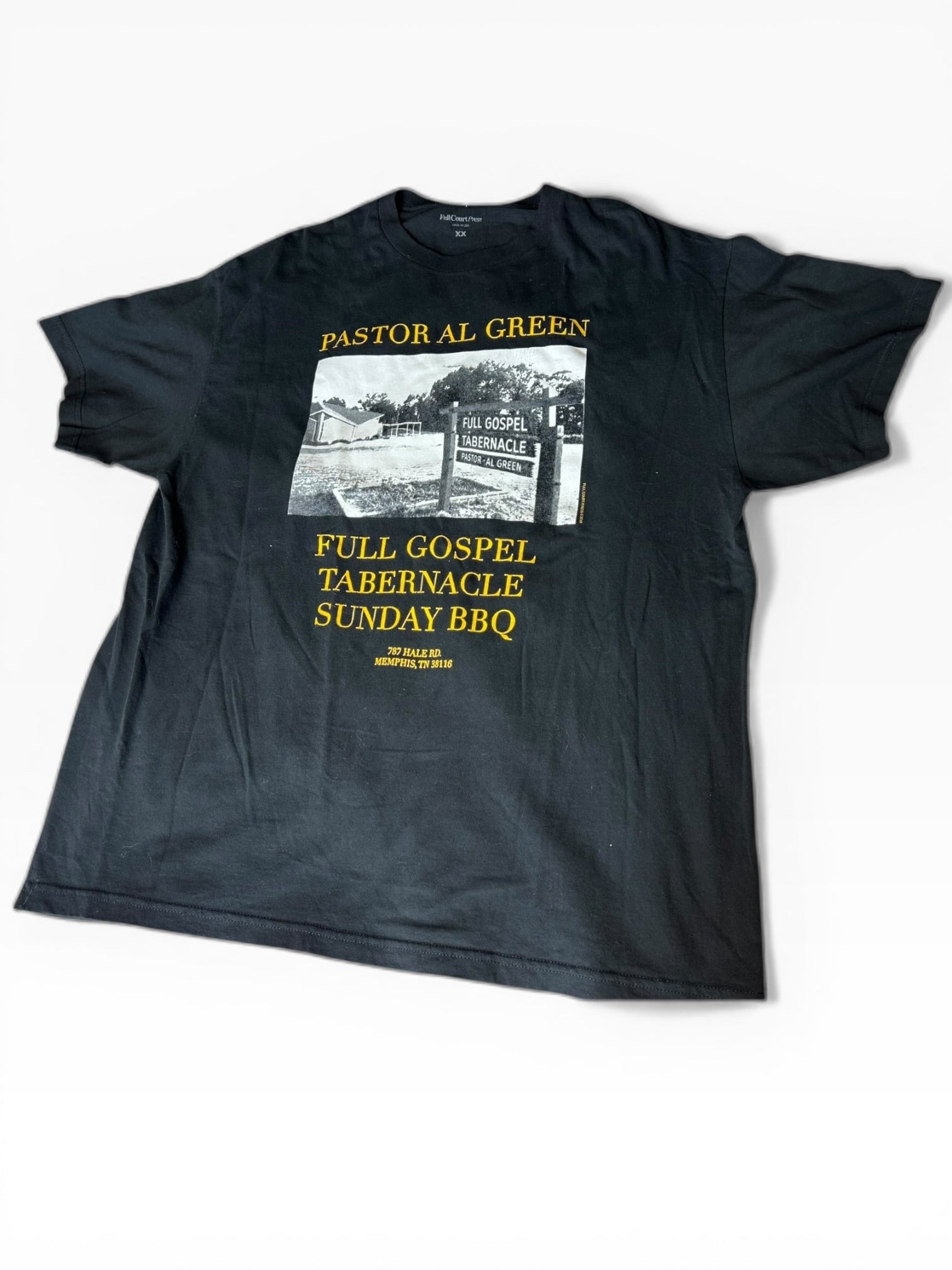 Full Court Pastor Al Green Sunday BBQ Graphic Tee(XXL)