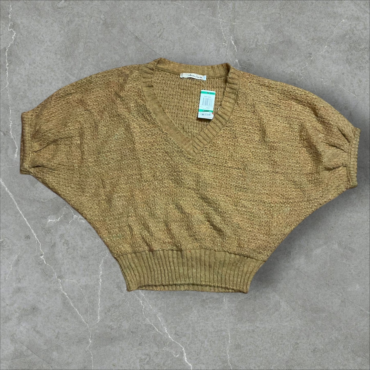 Mustard Butterfly Sweater (L)