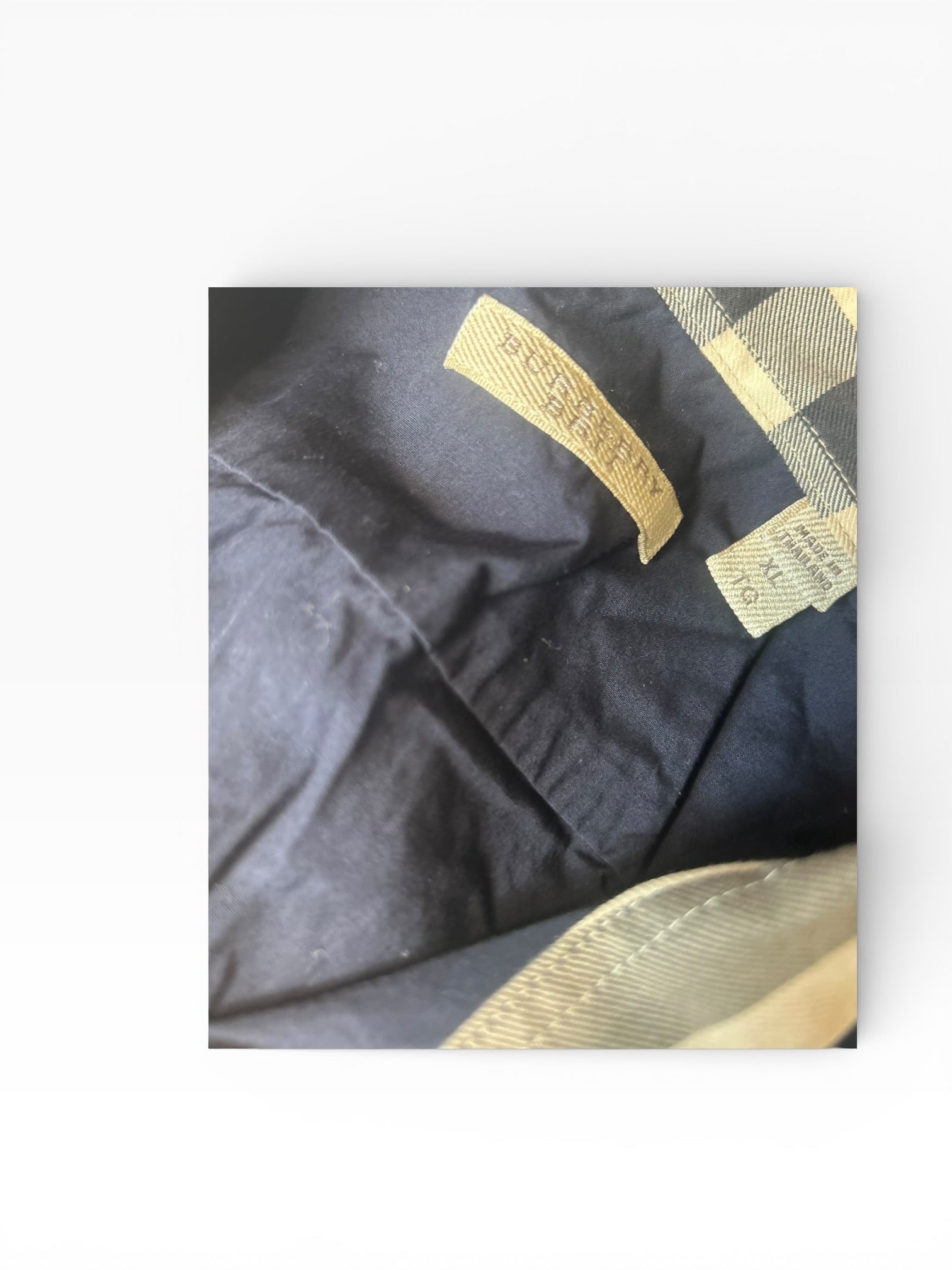 Burberry Brit Flip Cuff Navy Button Down (XL)