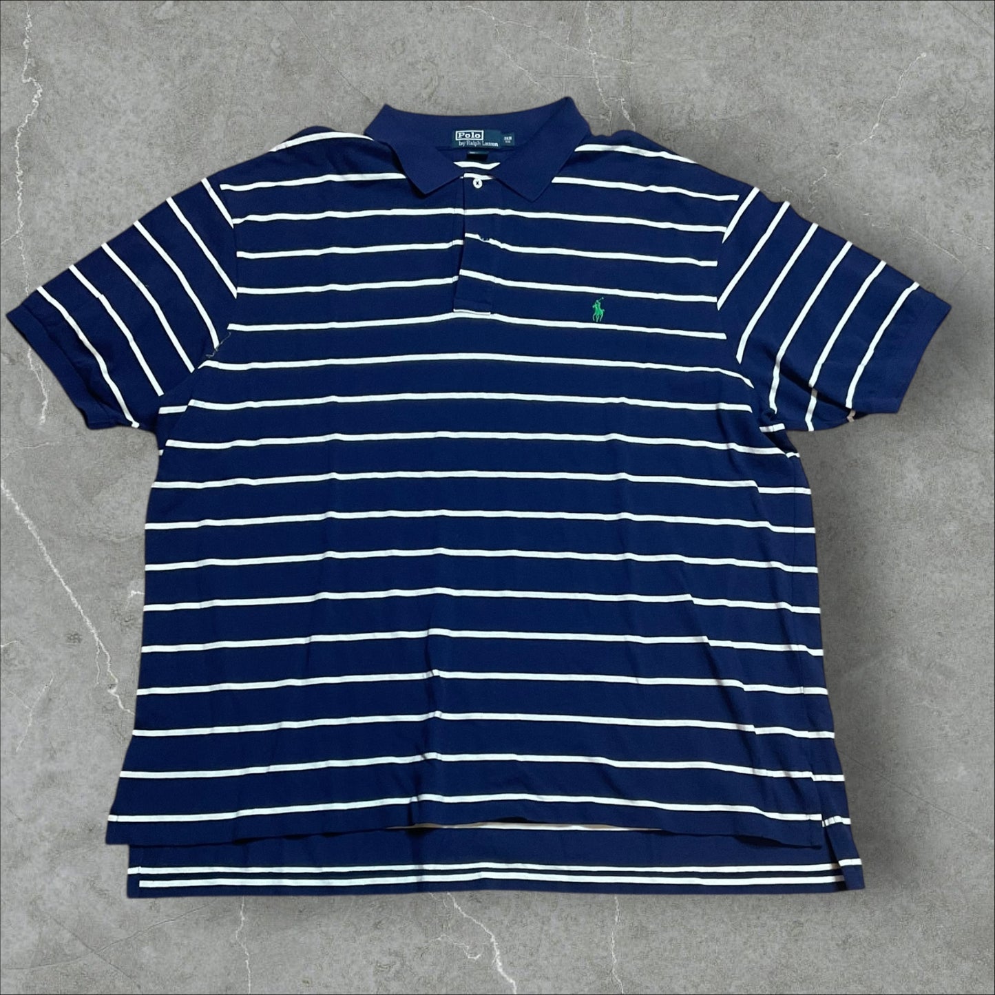 Polo Ralph Lauren Blue Stripe Polo (3XB)