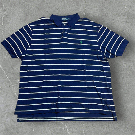 Polo Ralph Lauren Blue Stripe Polo (3XB)